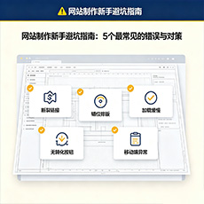 宁蒗建站-网站制作新手避坑指南：5个最常见的错误与对策