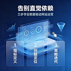 丽江建站-告别直觉依赖：三步学会数据驱动网站运营